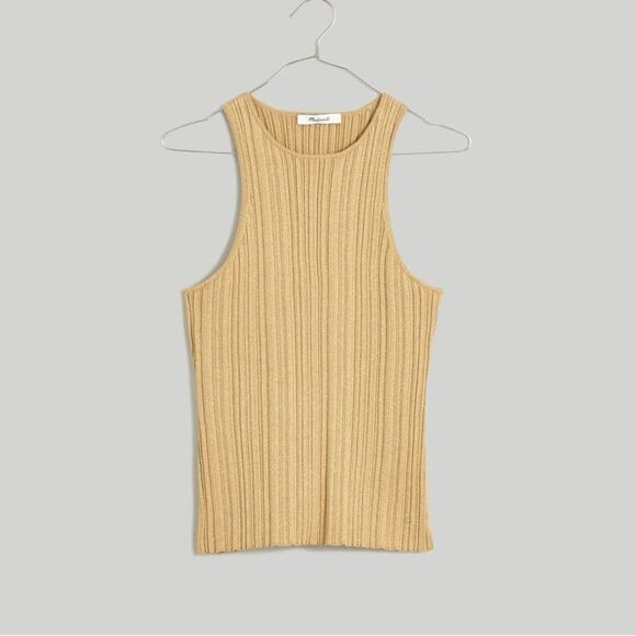 Madewell Tops - NWOT Madewell Shimmer Knit Sweater Tank